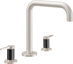California Faucets D Street Juego Completo para Tina Romana - Palanca Plana - Satin Nickel