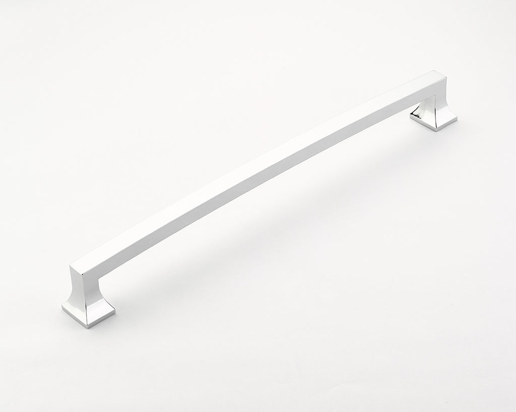 Schaub Jaladera para Electrodoméstico Menlo Park Arqueada, 15" cc — Cromo Pulido