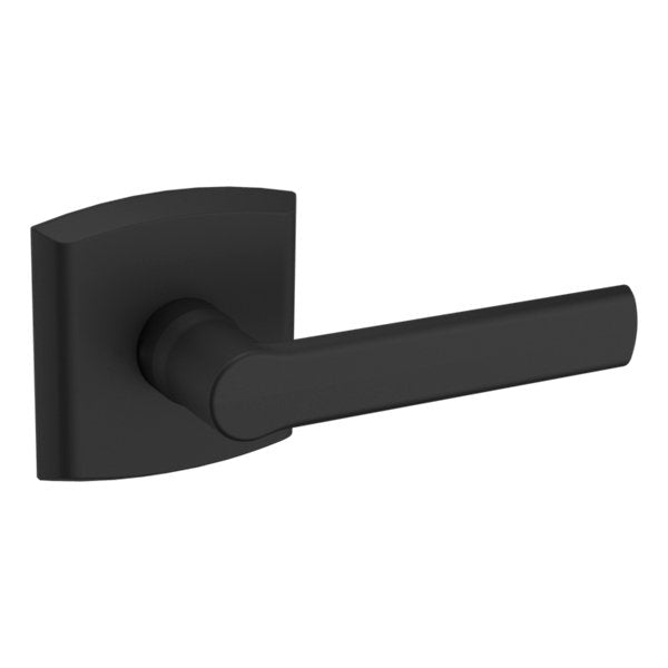 Baldwin Hardware Manija 5485V con Roseta R026 — Negro satinado — Paso