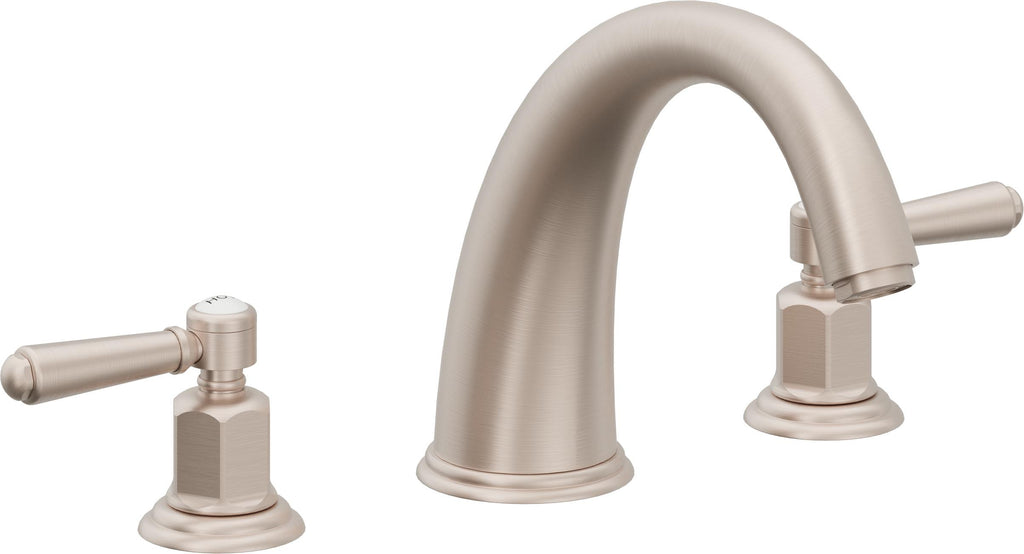 California Faucets Coronado Juego Completo para Tina Romana - Níquel Satinado