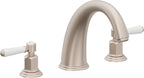 California Faucets Coronado Juego Completo para Tina Romana - Níquel Satinado