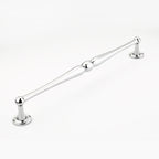 Schaub Jaladera para Electrodoméstico Atherton Moleteada, 15" cc — Cromo Pulido