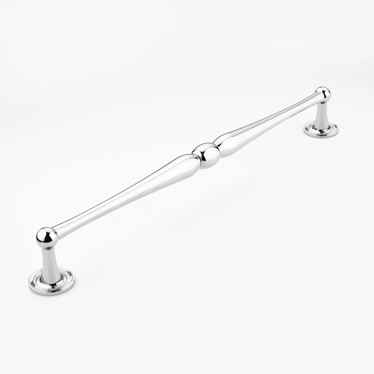 Schaub Jaladera para Electrodoméstico Atherton Moleteada, 15" cc — Cromo Pulido