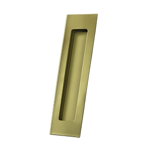 Deltana Jaladera Empotrada Rectangular de Uso Rudo 7" — Latón Antiguo