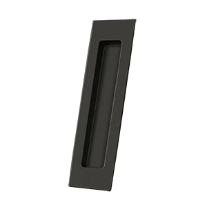 Deltana Jaladera Empotrada Rectangular de Uso Rudo 7" — Bronce Aceitado