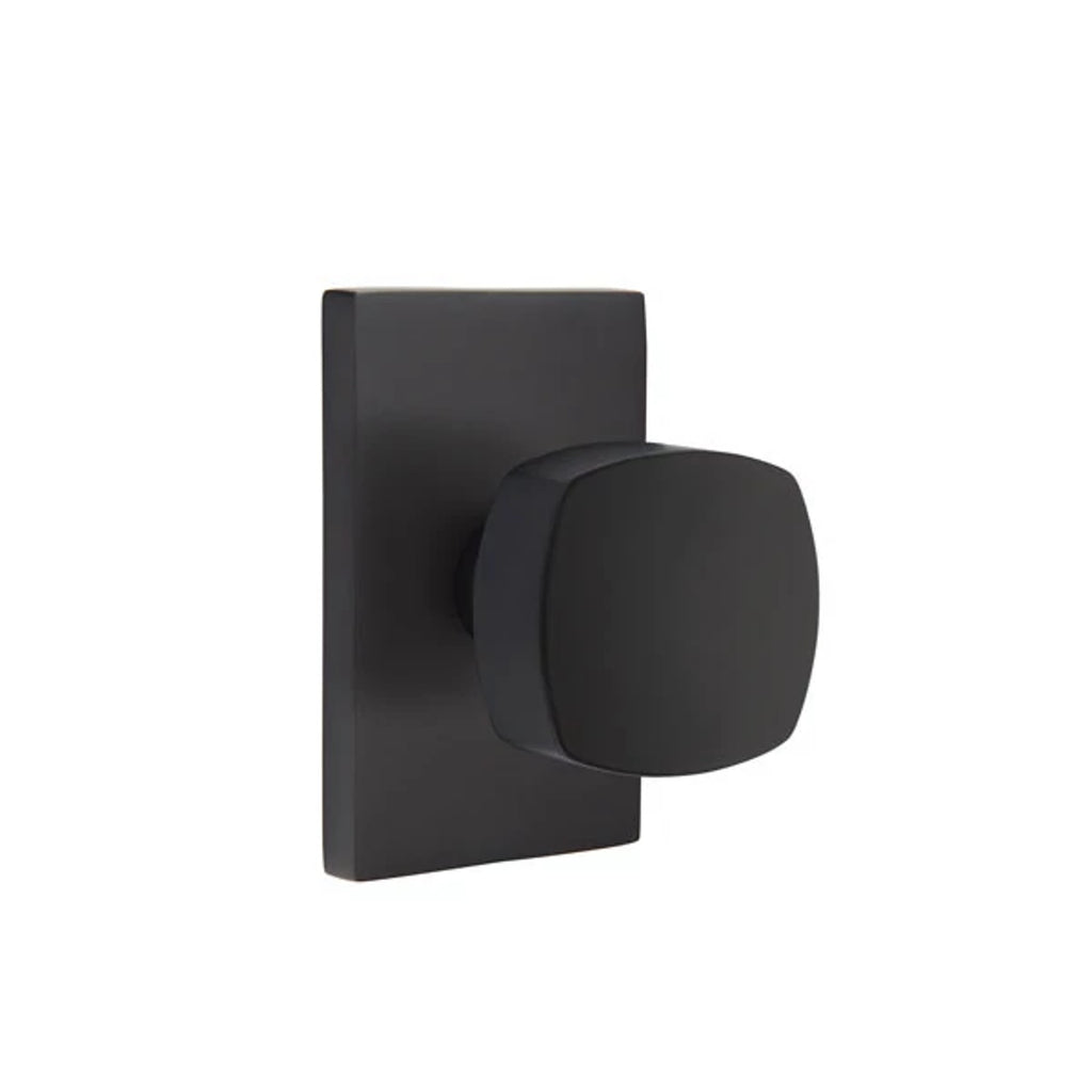 Negro Mate · Modern Rectangular Rosette