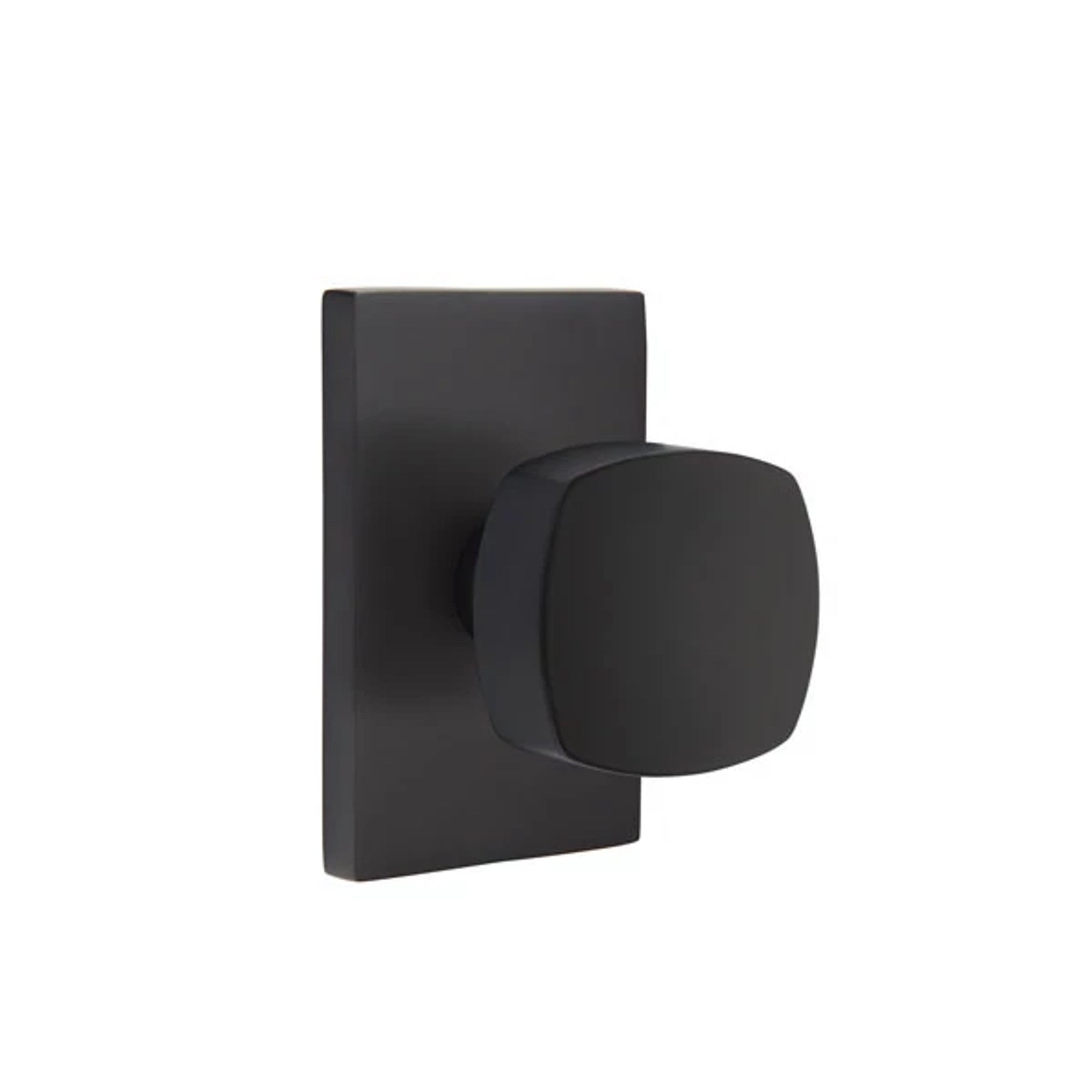 Negro Mate · Modern Rectangular Rosette