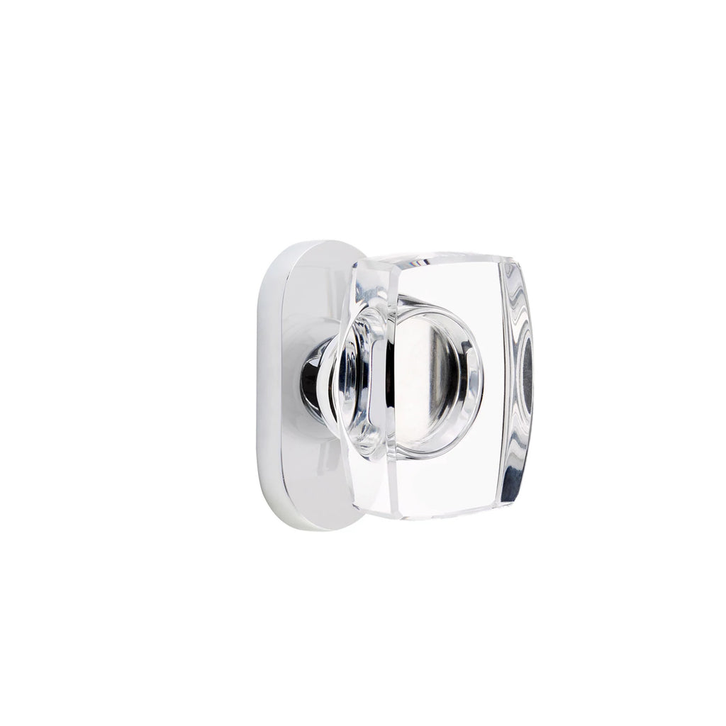Cromo Pulido · 1-1/2" x3" Oval Rosette
