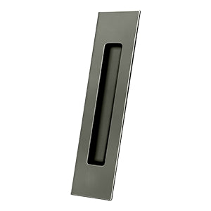 Deltana Jaladera Empotrada Rectangular de Uso Rudo 10" — Níquel Antiguo Mate
