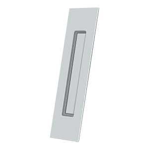 Deltana Jaladera Empotrada Rectangular de Uso Rudo 10" — Cromo Pulido