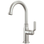 Brizo Faircroft Mezcladora de Bar — Surtidor en Arco — Acero Inoxidable — Manija Industrial