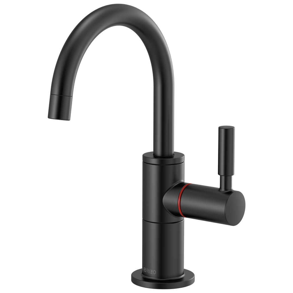 Brizo Odin Dispensador de Agua Caliente — Surtidor en Arco — Negro Mate