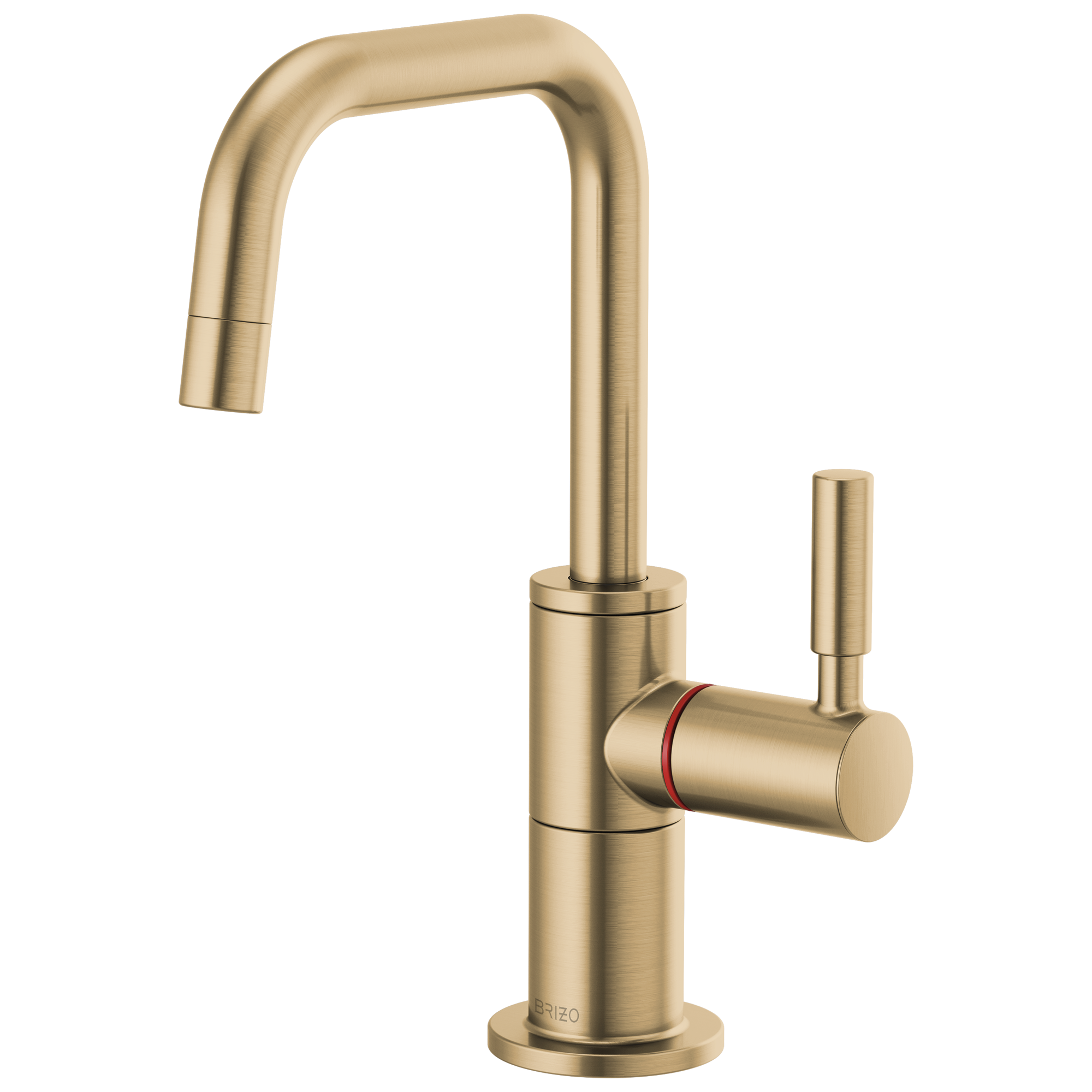 Brizo Odin Dispensador de Agua Caliente — Surtidor Cuadrado — Oro Luxe