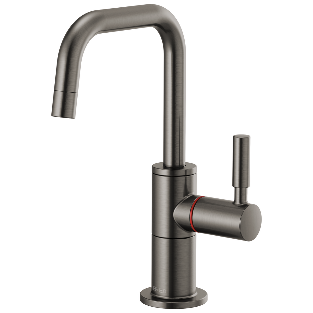 Brizo Odin Dispensador de Agua Caliente — Surtidor Cuadrado — Acero Luxe