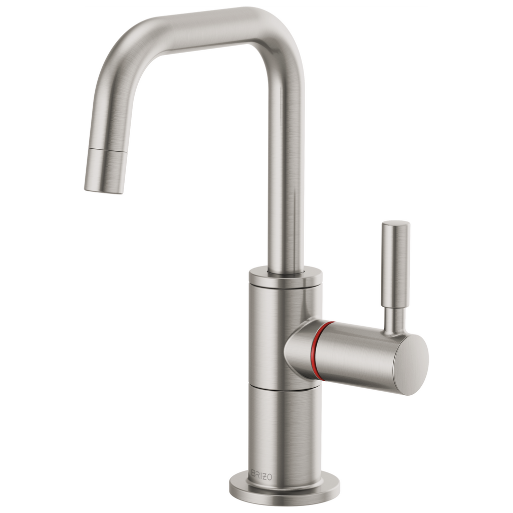 Brizo Odin Dispensador de Agua Caliente — Surtidor Cuadrado — Acero Inoxidable