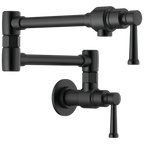 Brizo Artesso Llenadora de Ollas de Pared — Negro Mate