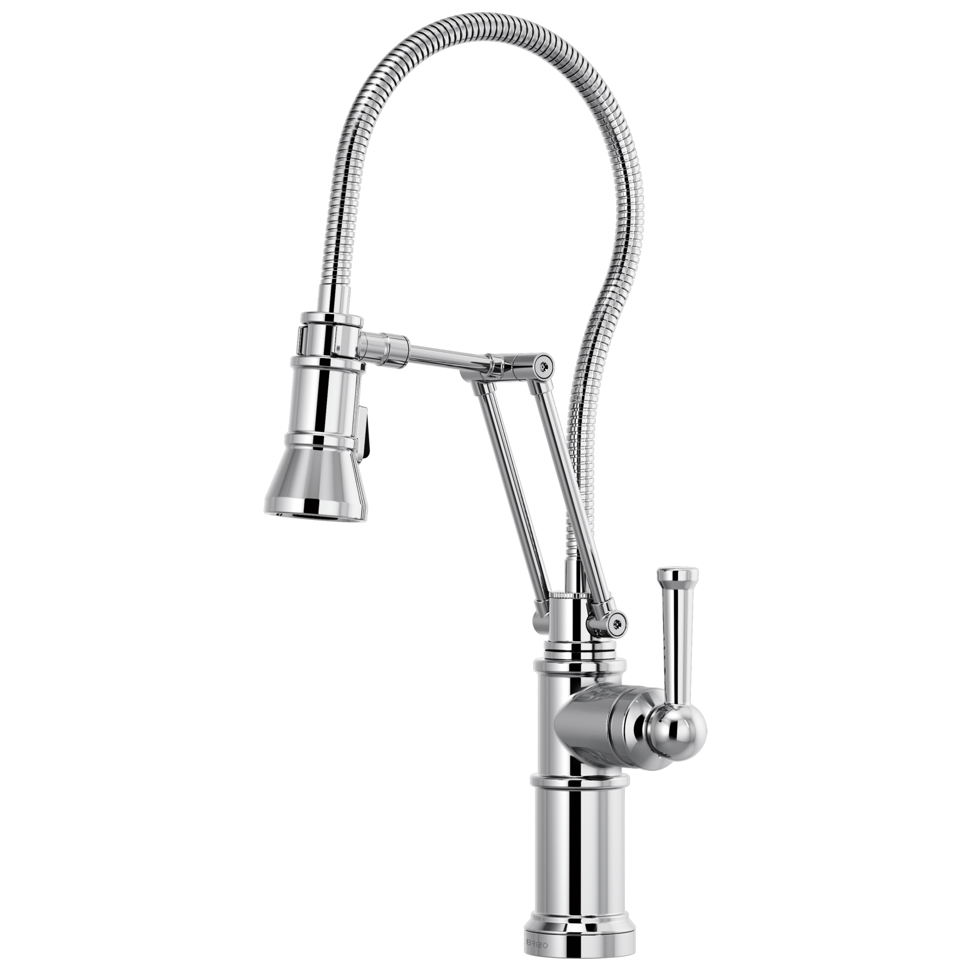 Brizo Artesso Mezcladora Articulante con Manguera Integrada — Cromo