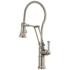 Brizo Artesso Mezcladora Articulante con Manguera Integrada — Acero Inoxidable