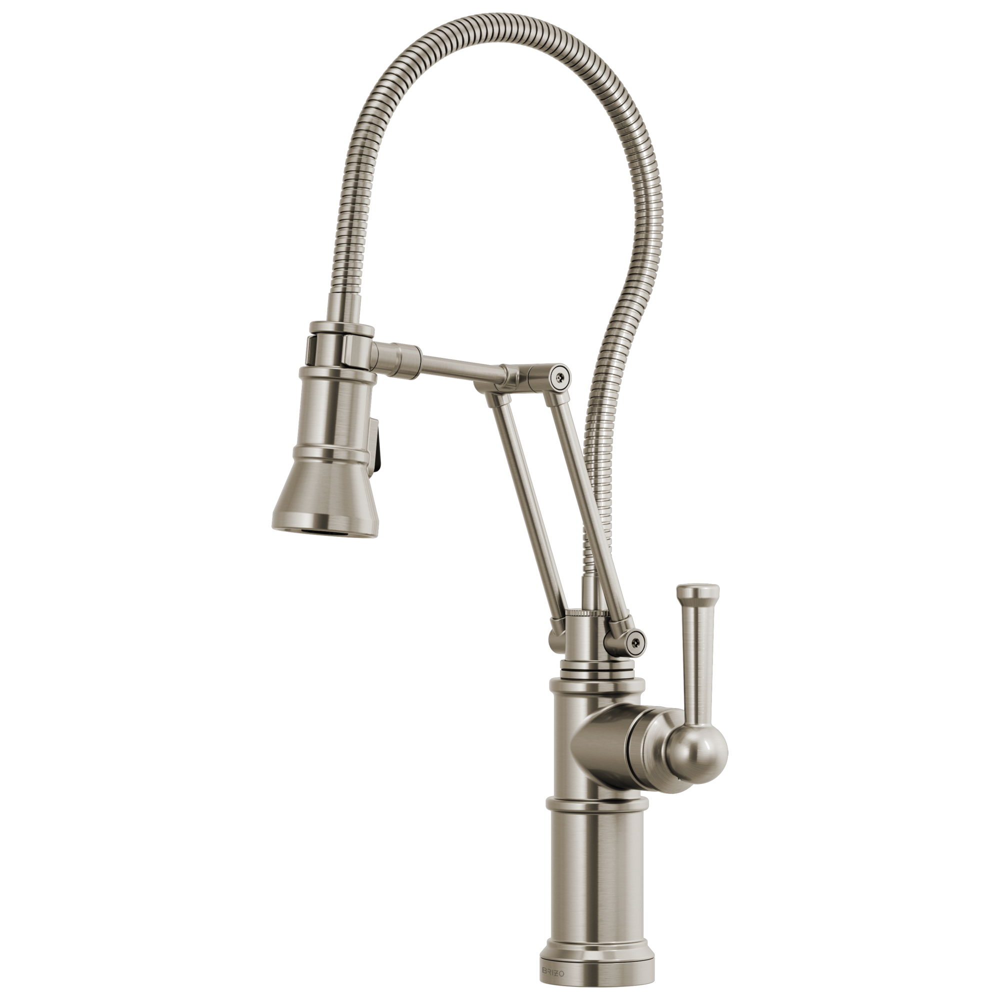 Brizo Artesso Mezcladora Articulante con Manguera Integrada — Acero Inoxidable