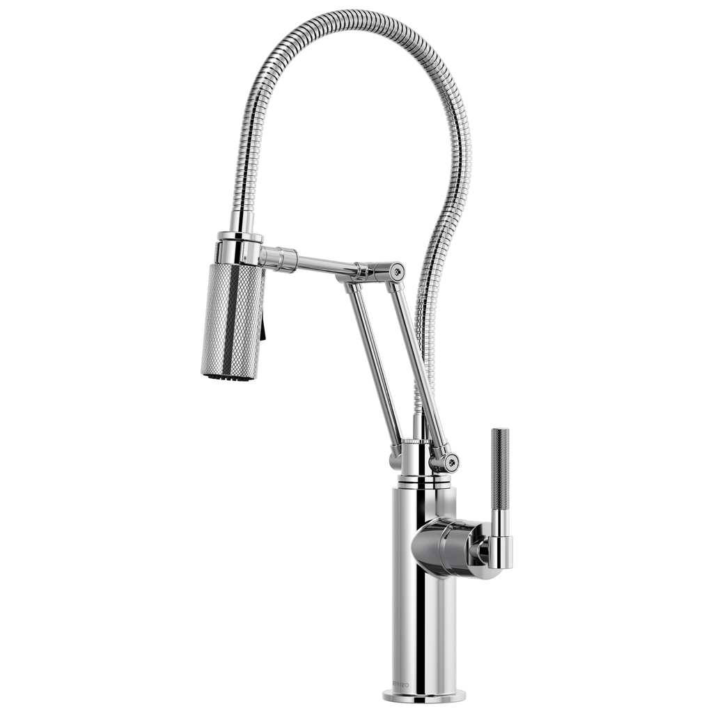Brizo Litze Mezcladora Articulante con Manguera Integrada (63143LF) — Cromo