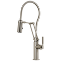Brizo Litze Mezcladora Articulante con Manguera Integrada (63143LF) — Acero Inoxidable