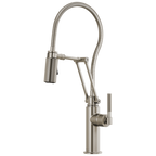 Brizo Litze Mezcladora Articulante con Manguera Integrada (63143LF) — Acero Inoxidable