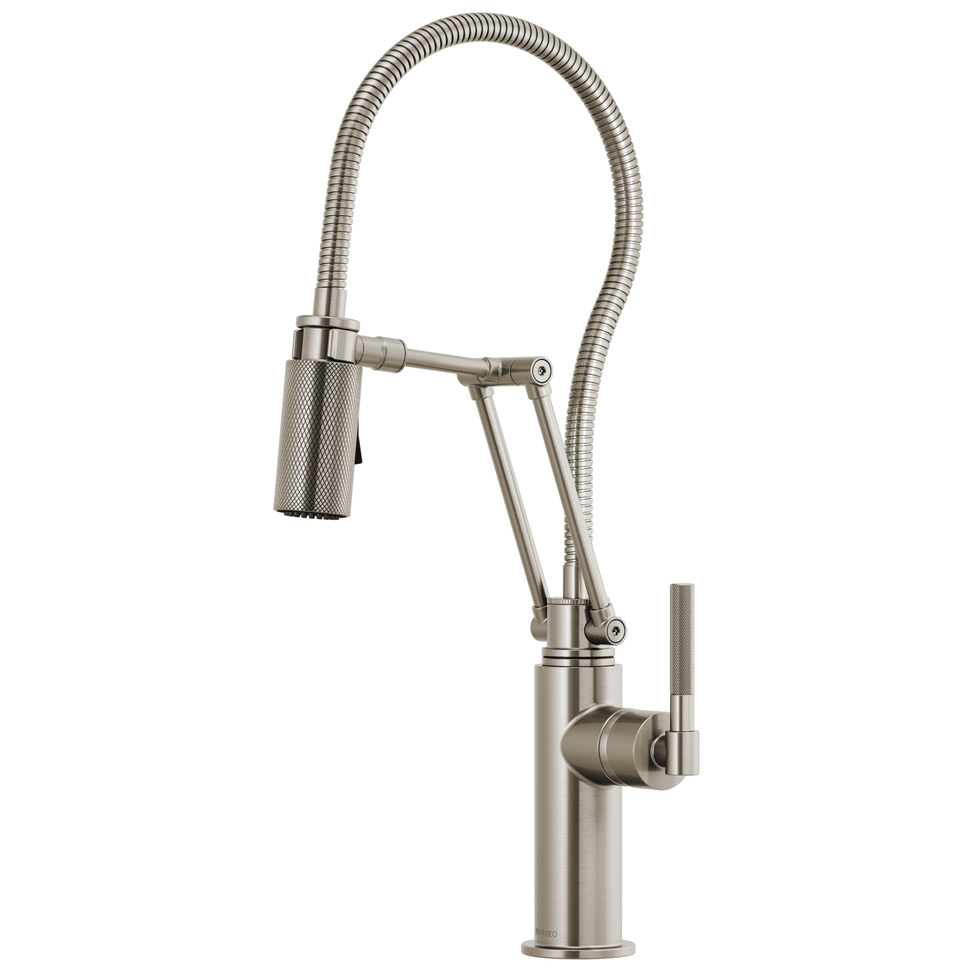 Brizo Litze Mezcladora Articulante con Manguera Integrada (63143LF) — Acero Inoxidable