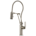 Brizo Litze Mezcladora Articulante con Manguera Integrada (63144LF) — Acero Inoxidable