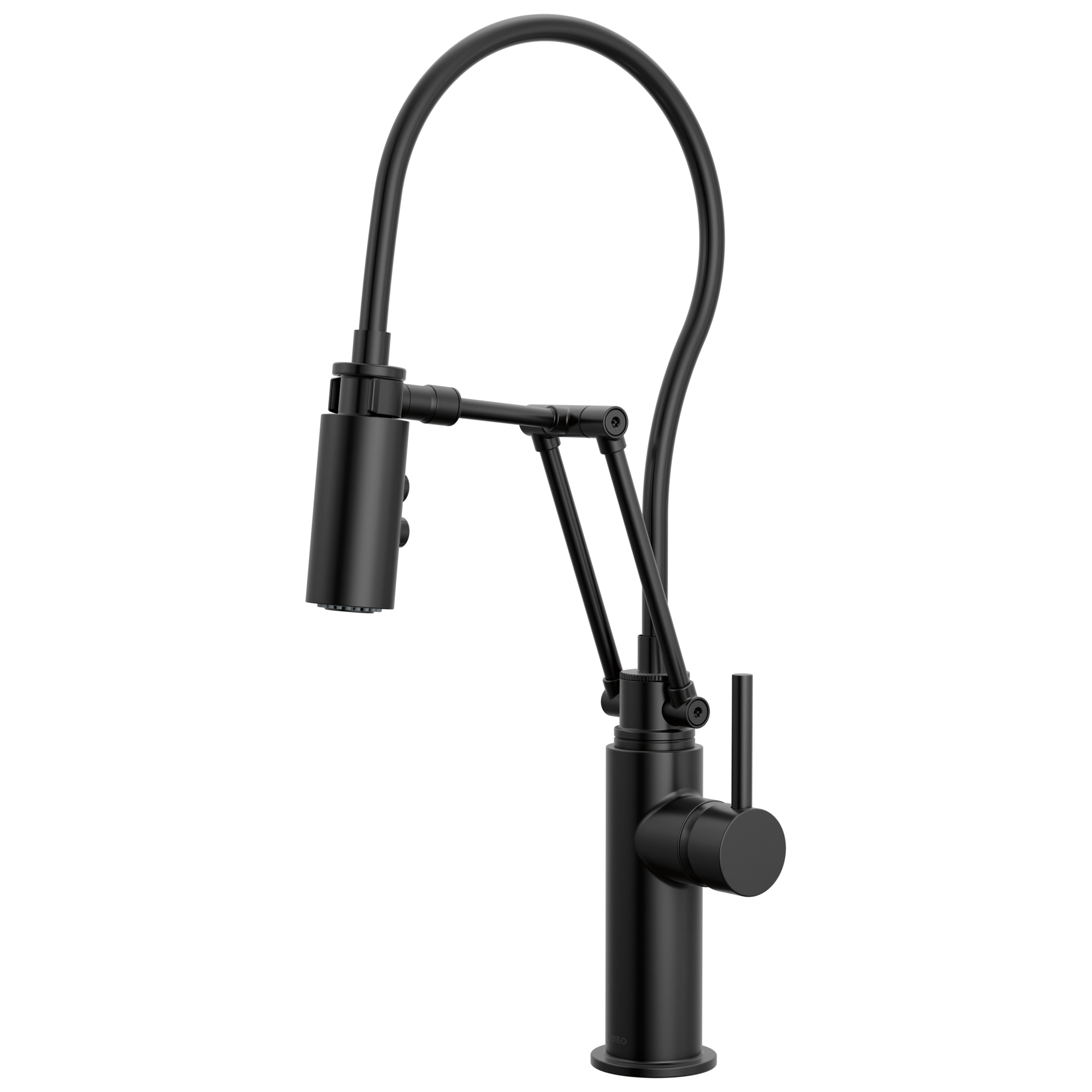 Brizo Odin Mezcladora Articulante — Negro Mate — Manija Metálica