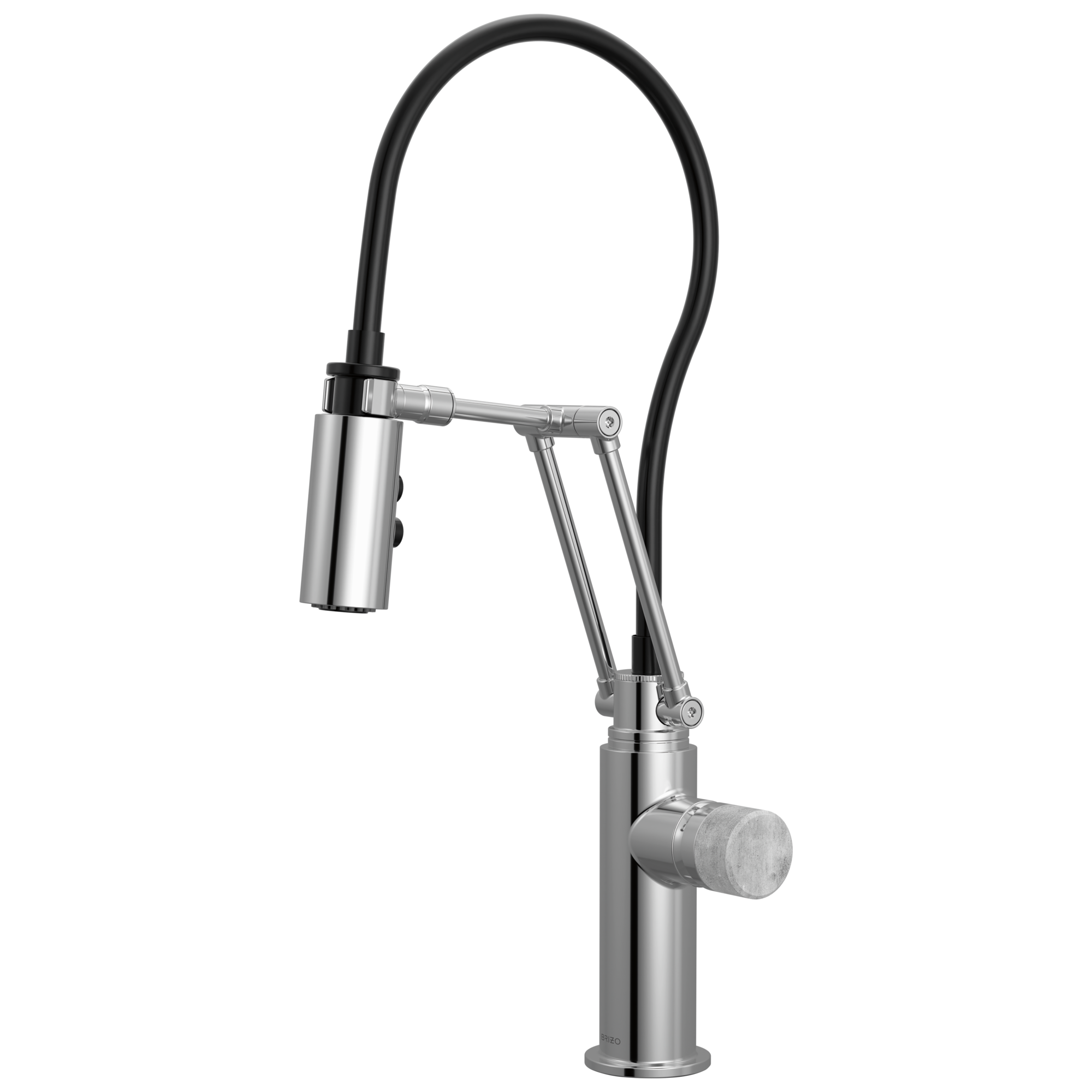 Brizo Odin Mezcladora Articulante — Cromo — Perilla de Concreto