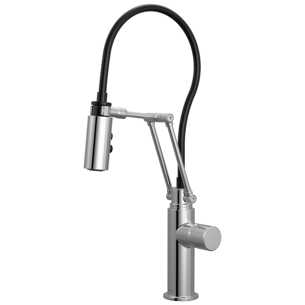 Brizo Odin Mezcladora Articulante — Cromo — Perilla Metálica