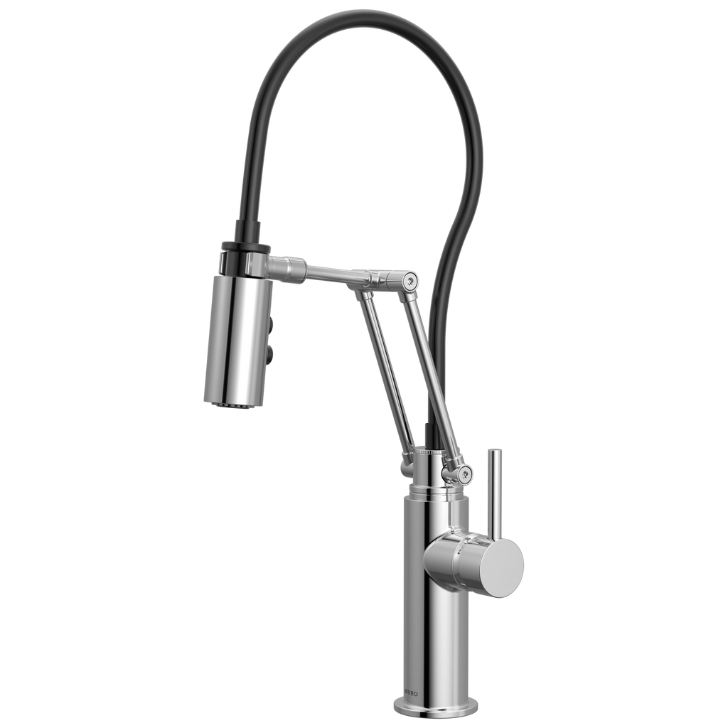Brizo Odin Mezcladora Articulante — Cromo — Manija Metálica
