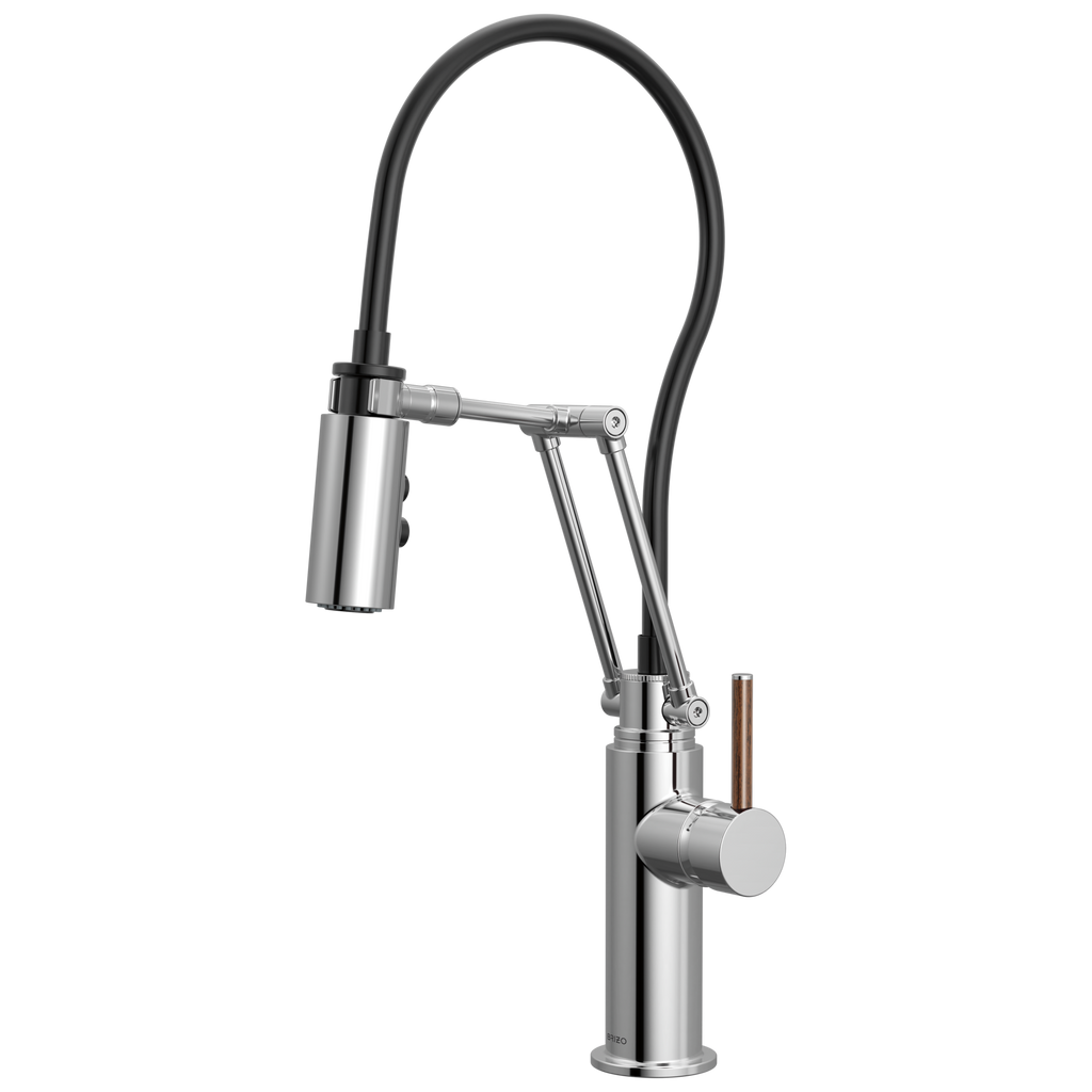 Brizo Odin Mezcladora Articulante — Cromo — Manija de Madera