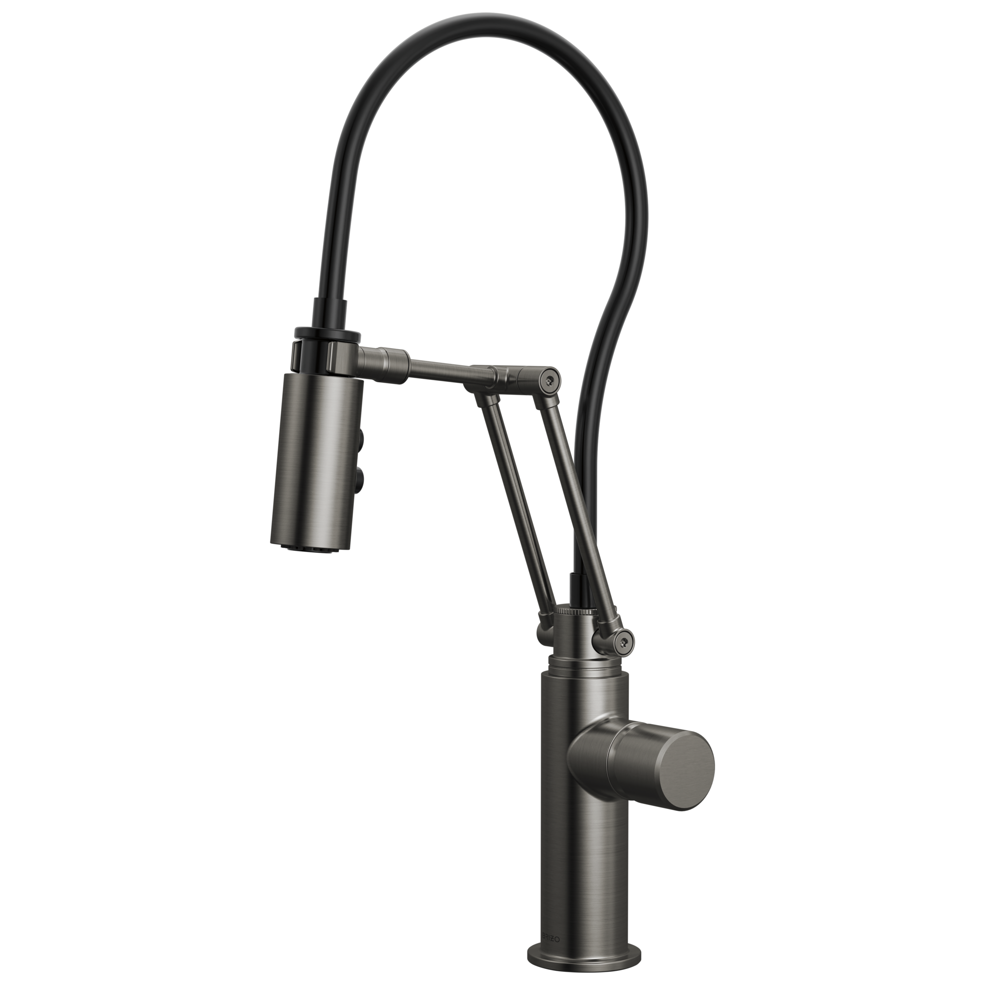 Brizo Odin Mezcladora Articulante — Acero Luxe — Perilla Metálica