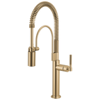 Brizo Litze Mezcladora Semi-Profesional — Manija Knurled — Oro Luxe