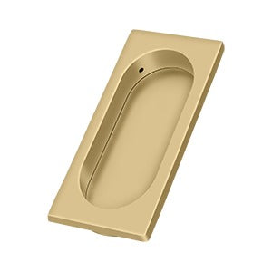 Deltana Jaladera Empotrada Grande 3-7/8" — Latón Satinado