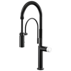 Brizo Odin Mezcladora Semi-Profesional — Negro Mate — Perilla de Mármol Blanco