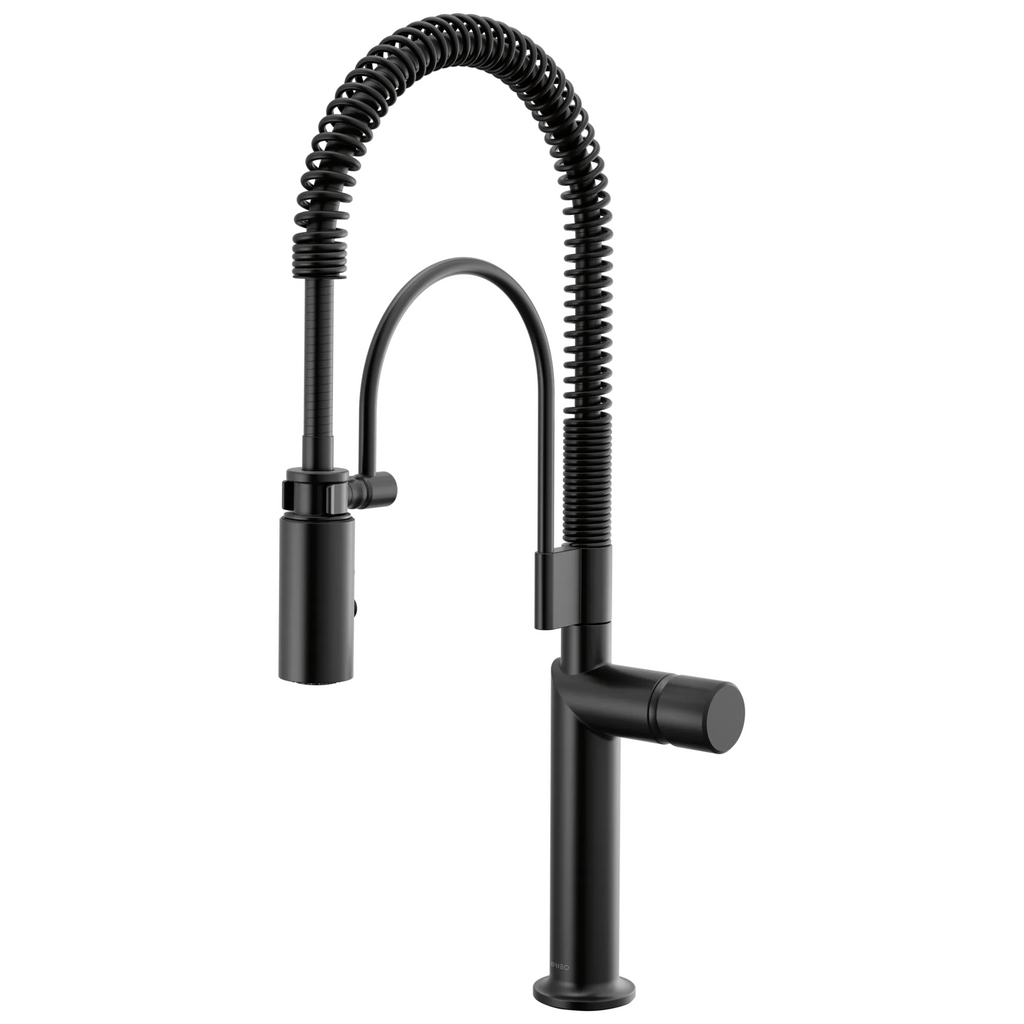 Brizo Odin Mezcladora Semi-Profesional — Negro Mate — Perilla Metálica