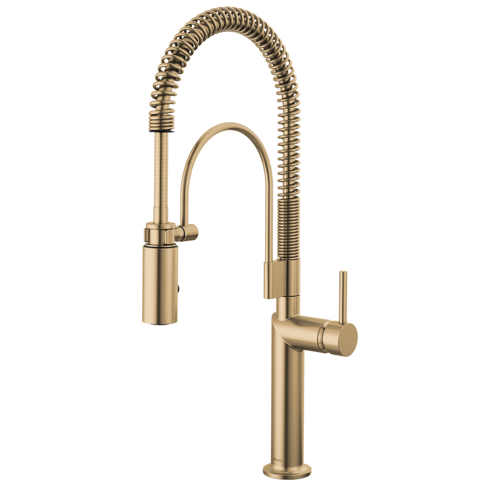 Brizo Odin Mezcladora Semi-Profesional — Oro Luxe — Manija Metálica