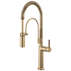 Brizo Odin Mezcladora Semi-Profesional — Oro Luxe — Manija de Madera