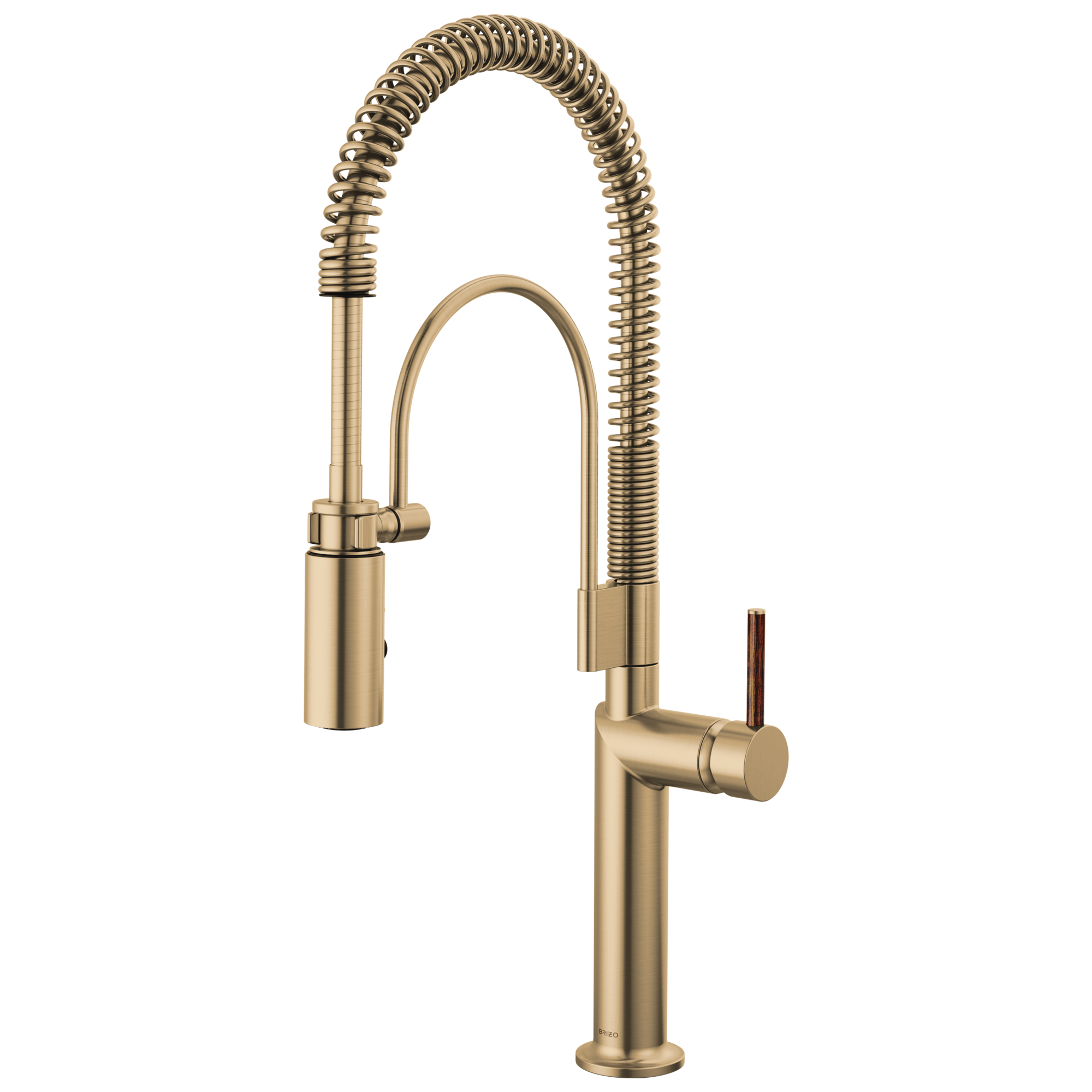 Brizo Odin Mezcladora Semi-Profesional — Oro Luxe — Manija de Madera