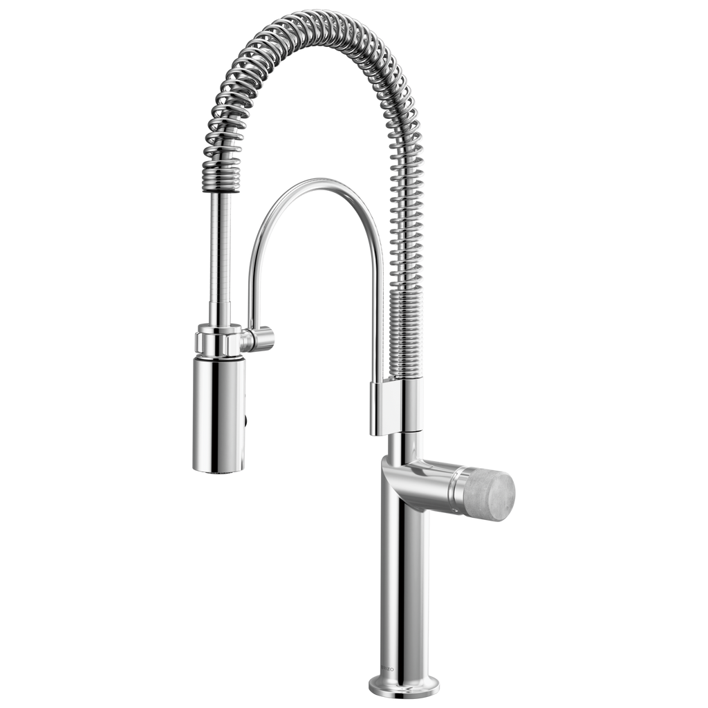 Brizo Odin Mezcladora Semi-Profesional — Cromo — Perilla de Concreto