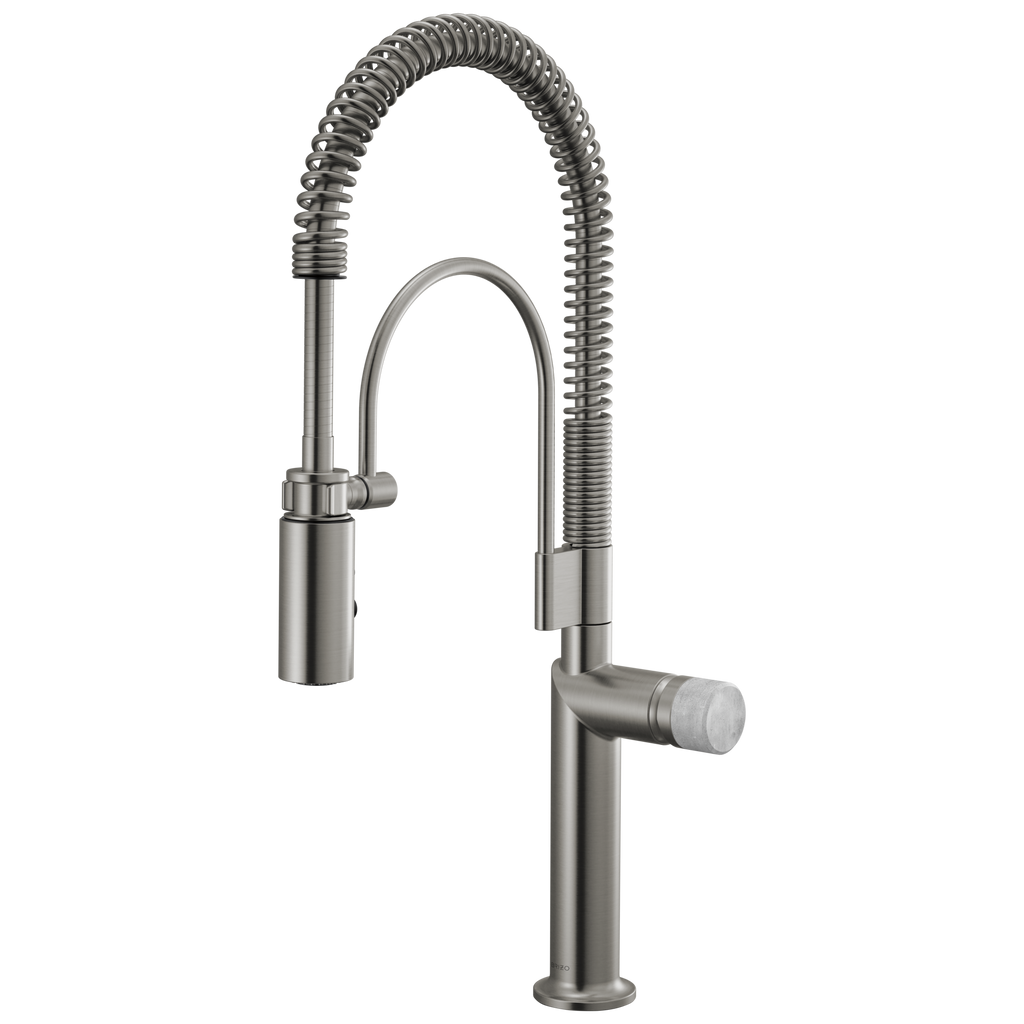 Brizo Odin Mezcladora Semi-Profesional — Acero Luxe — Perilla de Concreto