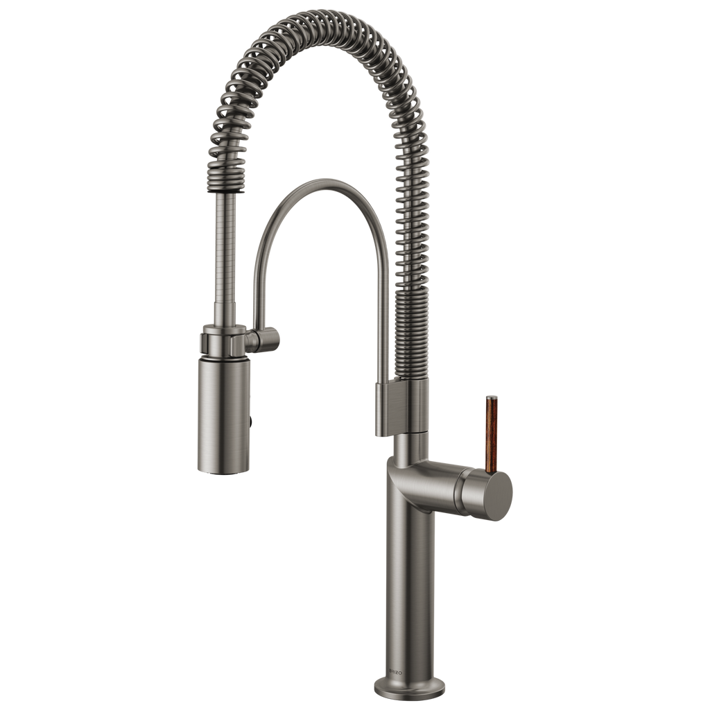 Brizo Odin Mezcladora Semi-Profesional — Acero Luxe — Manija de Madera
