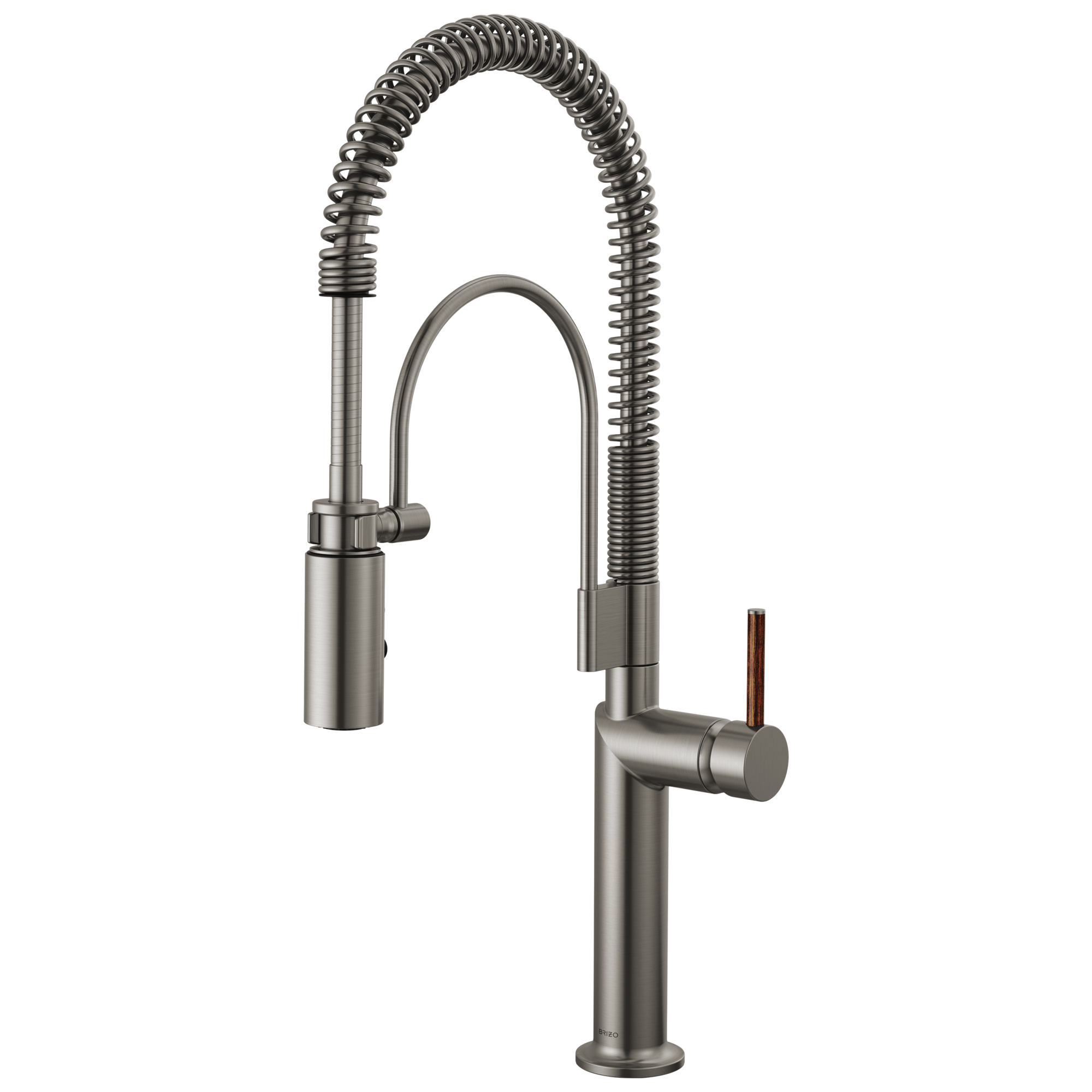 Brizo Odin Mezcladora Semi-Profesional — Acero Luxe — Manija de Madera