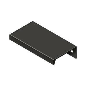 Deltana Jaladera Moderna en Ángulo para Gabinete 2-15/16" — Bronce Aceitado