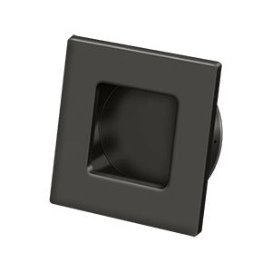Deltana Jaladera Empotrada Cuadrada de Uso Rudo 2-3/4" — Bronce Aceitado