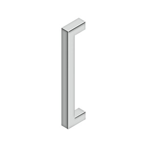 Deltana Jaladera Contemporánea de Acero Inoxidable 12" — Acero Inoxidable Pulido
