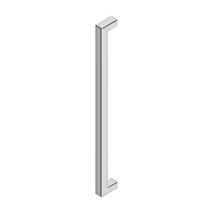 Deltana Jaladera Contemporánea de Acero Inoxidable 24" — Acero Inoxidable Pulido