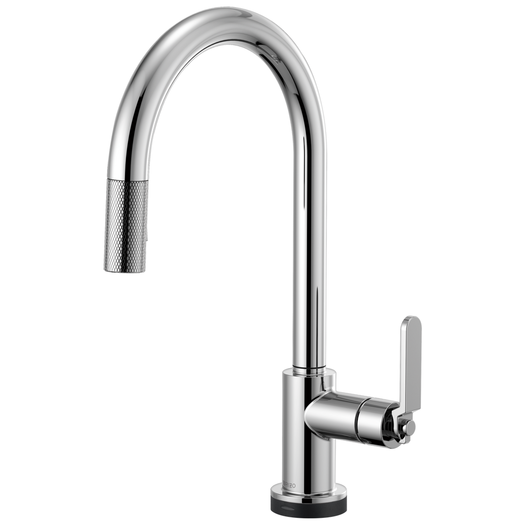 Brizo Litze Mezcladora Extraíble SmartTouch® — Surtidor en Arco, Manija Industrial — Cromo